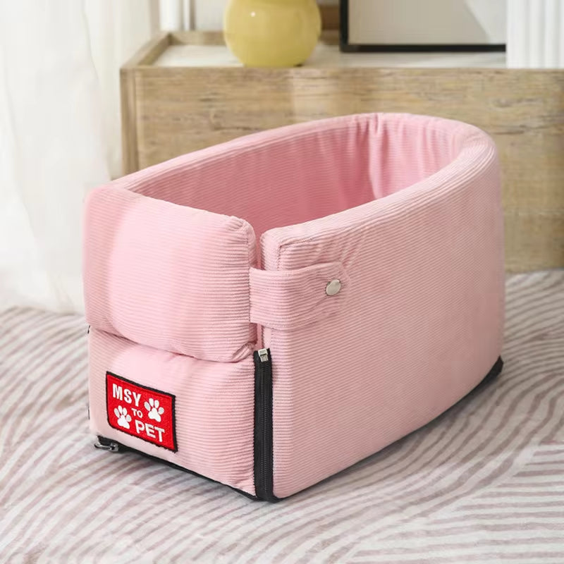 Ultimate Comfort: Portable Dog Car Seat Bed for Safe and Stylish Travel with Small Dogs and Cats