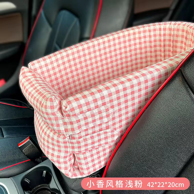 Ultimate Comfort: Portable Dog Car Seat Bed for Safe and Stylish Travel with Small Dogs and Cats