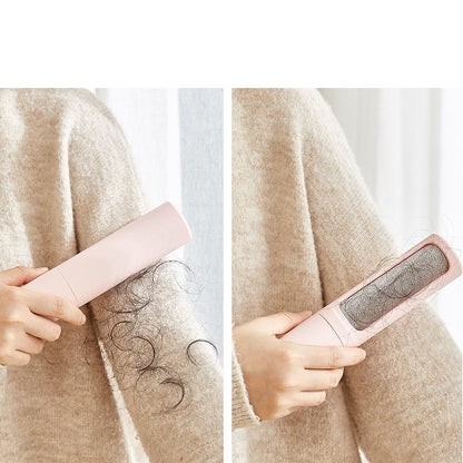 Revolutionary 2-in-1 Reusable Pet Hair Remover Brush - Effortless Lint Roller for Quick Fur and Dust Cleanup!