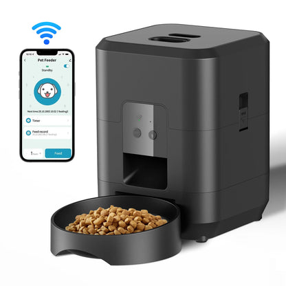 Revolutionary Automatic Cat and Dog Feeder - Timed & Quantitative Food Dispenser for Convenient Pet Care