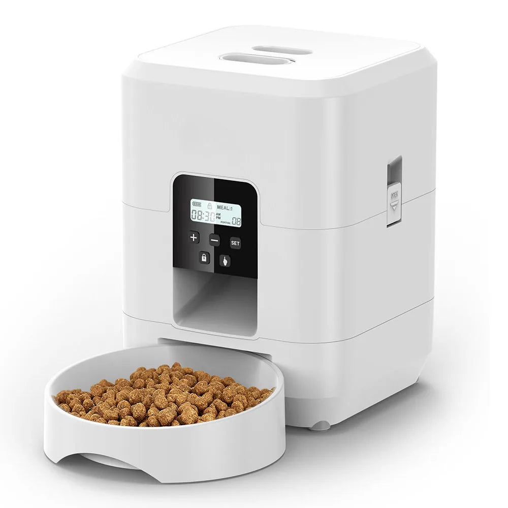 Revolutionary Automatic Cat and Dog Feeder - Timed & Quantitative Food Dispenser for Convenient Pet Care