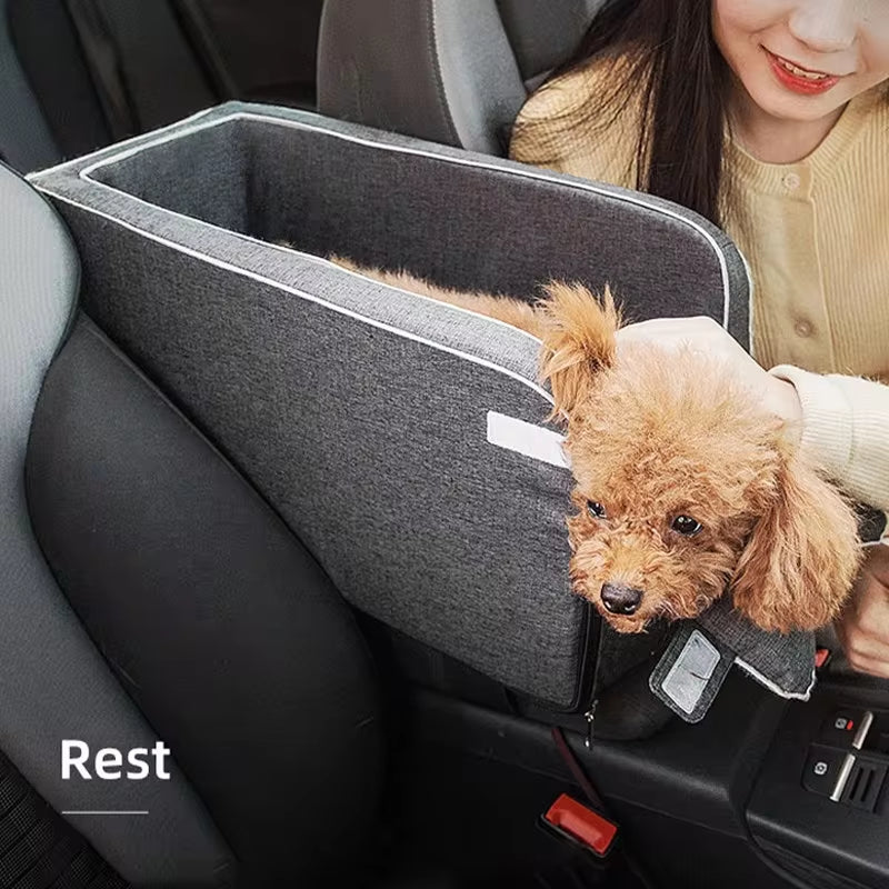 Ultimate Comfort: Portable Dog Car Seat Bed for Safe and Stylish Travel with Small Dogs and Cats