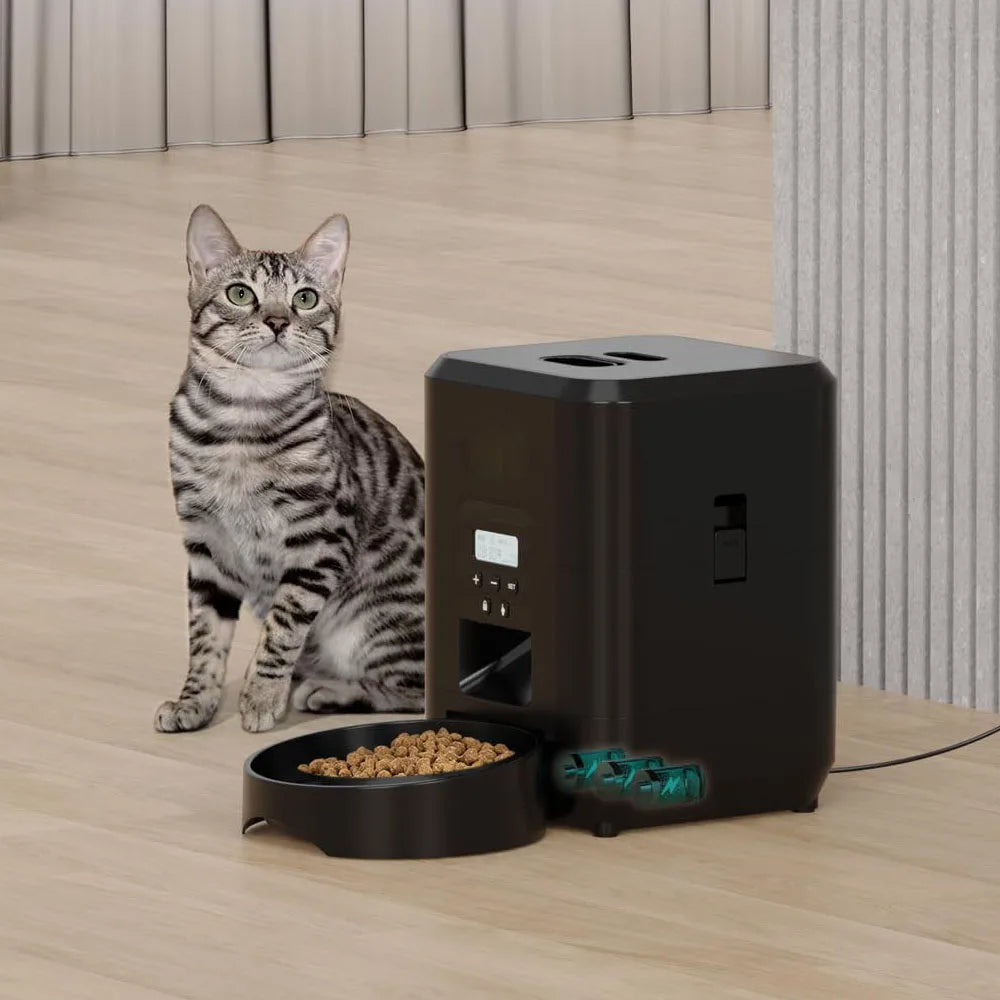 Revolutionary Automatic Cat and Dog Feeder - Timed & Quantitative Food Dispenser for Convenient Pet Care