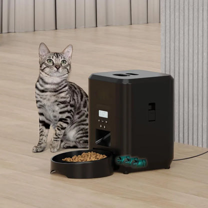Revolutionary Automatic Cat and Dog Feeder - Timed & Quantitative Food Dispenser for Convenient Pet Care
