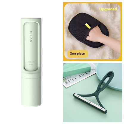 Revolutionary 2-in-1 Reusable Pet Hair Remover Brush - Effortless Lint Roller for Quick Fur and Dust Cleanup!