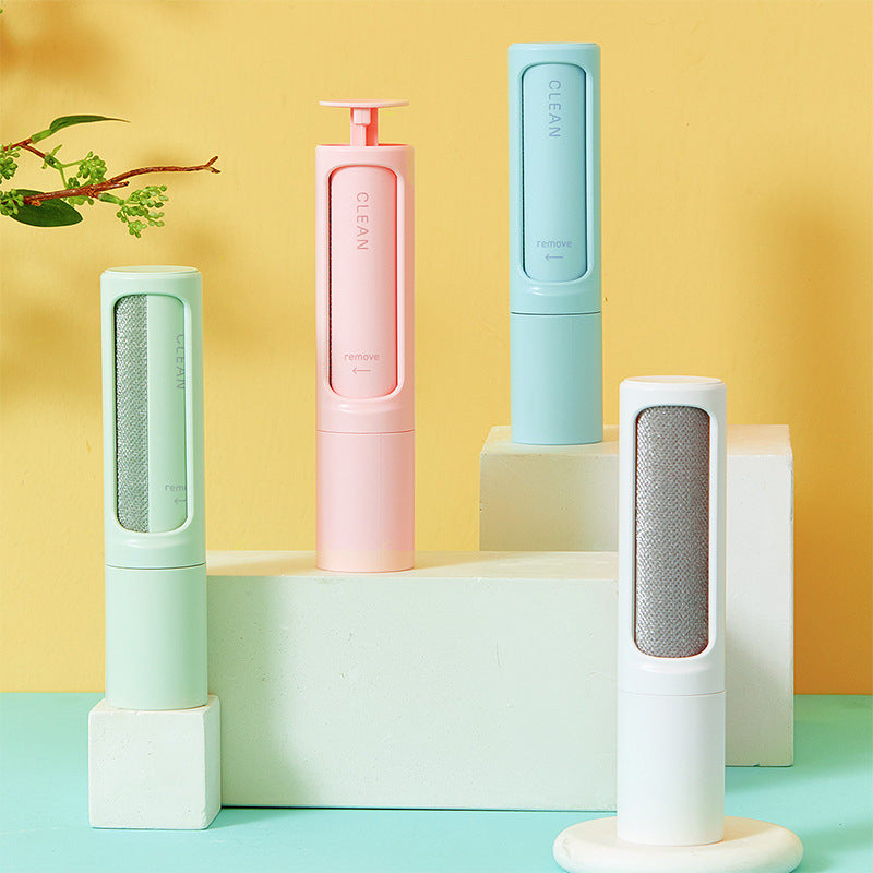 Revolutionary 2-in-1 Reusable Pet Hair Remover Brush - Effortless Lint Roller for Quick Fur and Dust Cleanup!