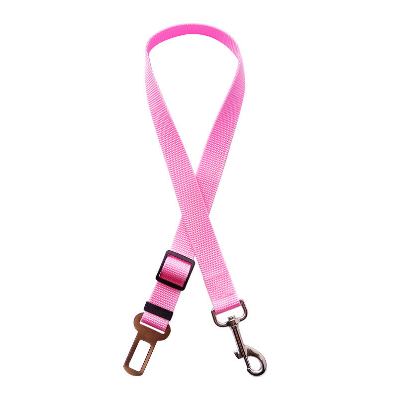 Secure Your Furry Friend: Adjustable Pet Car Seat Belt for Dogs & Cats - Safety Harness with Durable Clip and Comfortable Traction