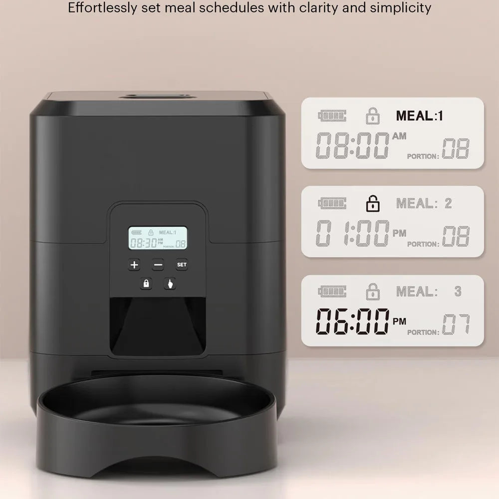 Revolutionary Automatic Cat and Dog Feeder - Timed & Quantitative Food Dispenser for Convenient Pet Care