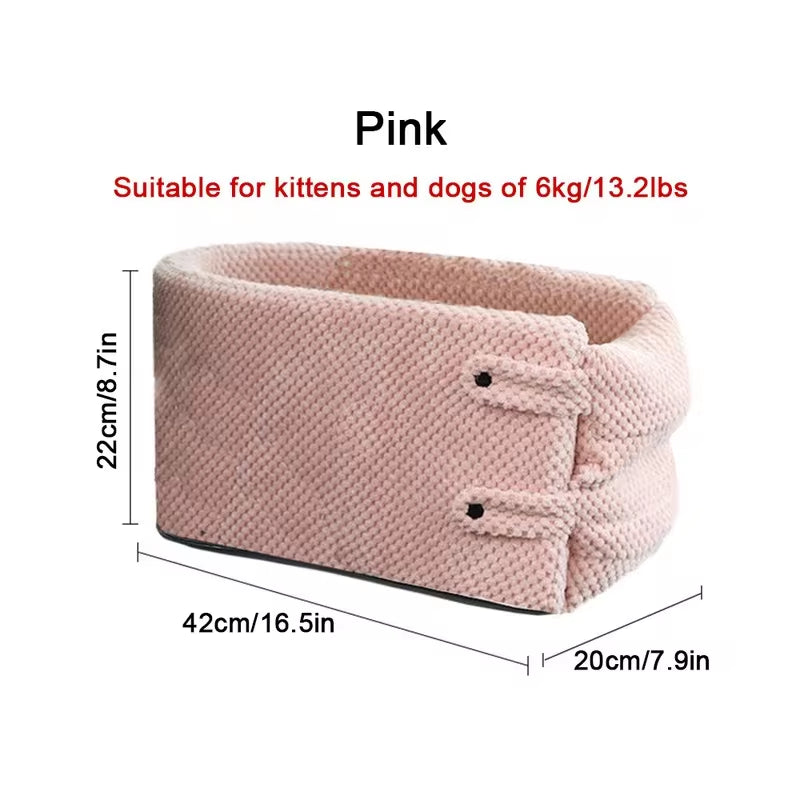 Ultimate Comfort: Portable Dog Car Seat Bed for Safe and Stylish Travel with Small Dogs and Cats