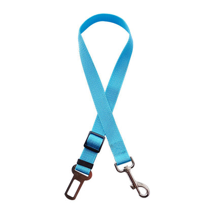 Secure Your Furry Friend: Adjustable Pet Car Seat Belt for Dogs & Cats - Safety Harness with Durable Clip and Comfortable Traction