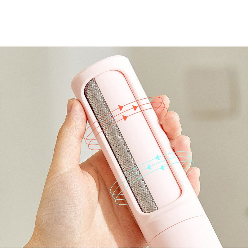 Revolutionary 2-in-1 Reusable Pet Hair Remover Brush - Effortless Lint Roller for Quick Fur and Dust Cleanup!