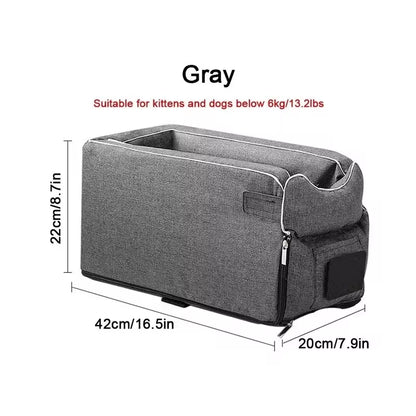 Ultimate Comfort: Portable Dog Car Seat Bed for Safe and Stylish Travel with Small Dogs and Cats