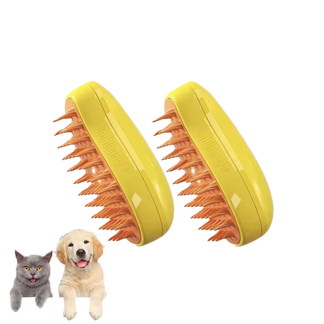 Revolutionary 3-in-1 Cat and Dog Steam Brush - Electric Grooming Tool for Effortless Shedding and Relaxing Massage