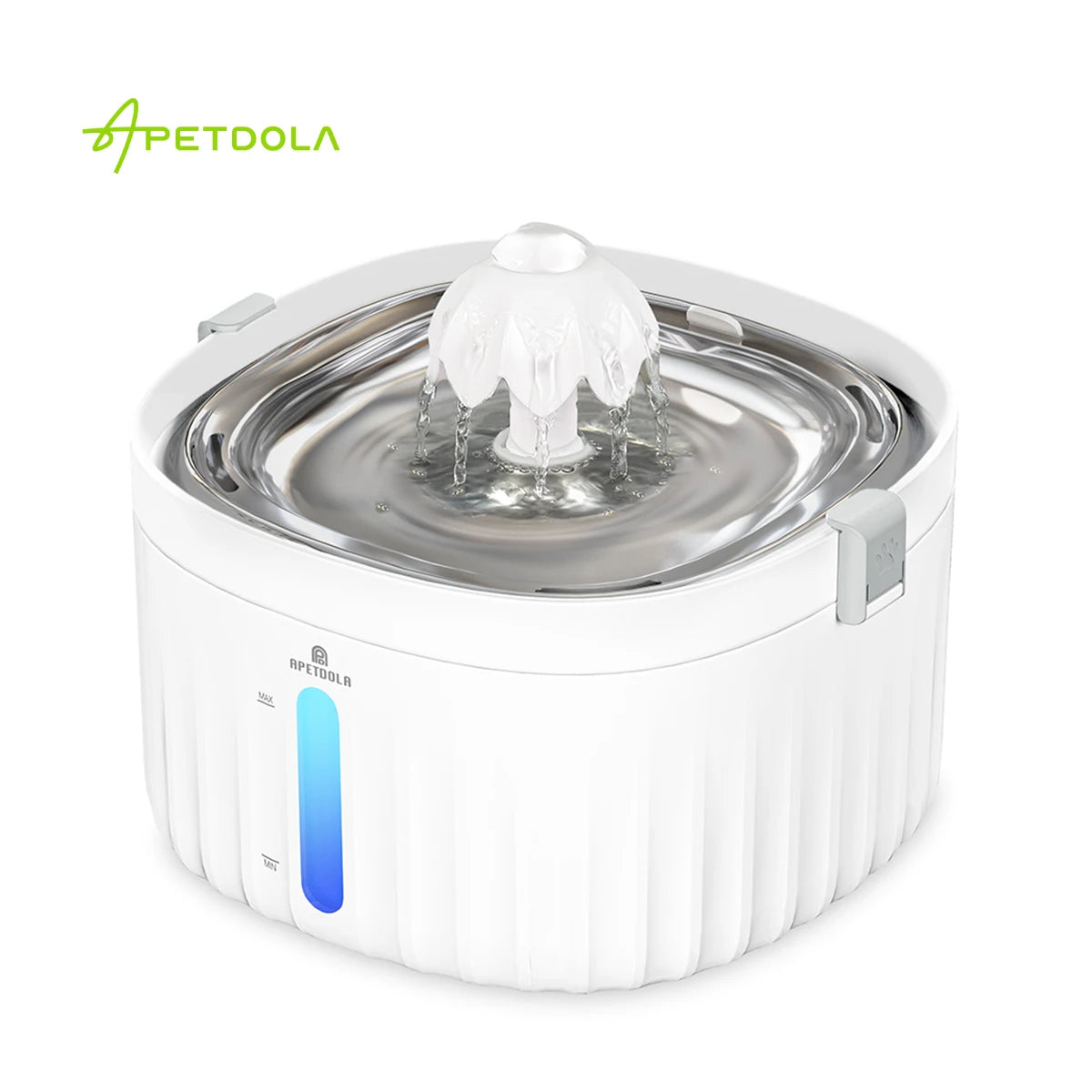 Automatic Cat Water Fountain - Stainless Steel Pet Water Dispenser with 6-Level Filtration for Cats and Dogs