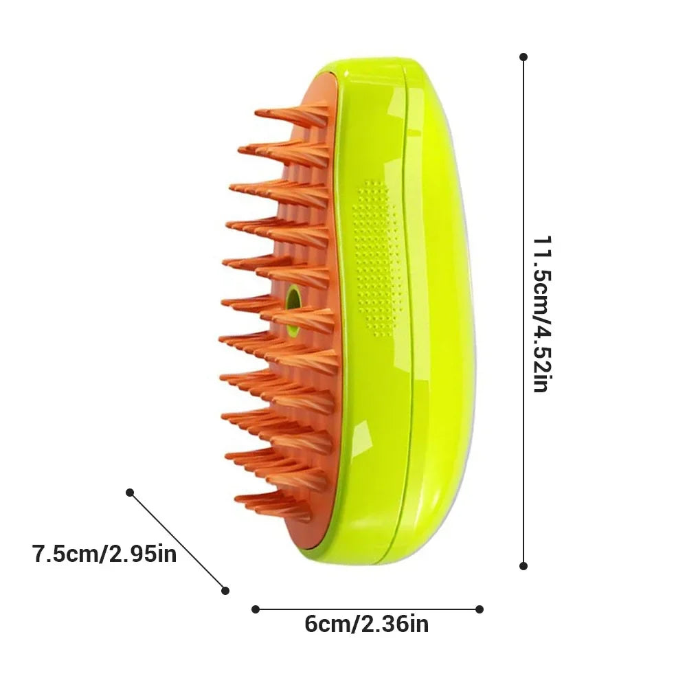 Revolutionary 3-in-1 Cat and Dog Steam Brush - Electric Grooming Tool for Effortless Shedding and Relaxing Massage