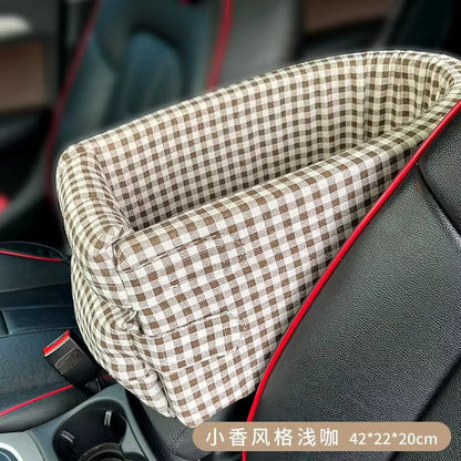 Ultimate Comfort: Portable Dog Car Seat Bed for Safe and Stylish Travel with Small Dogs and Cats